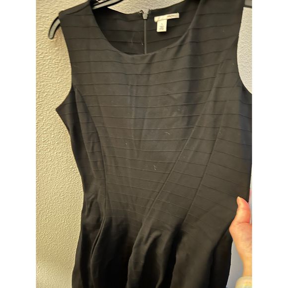 Halogen Mid Length Black Dress Size S - Picture 3 of 6